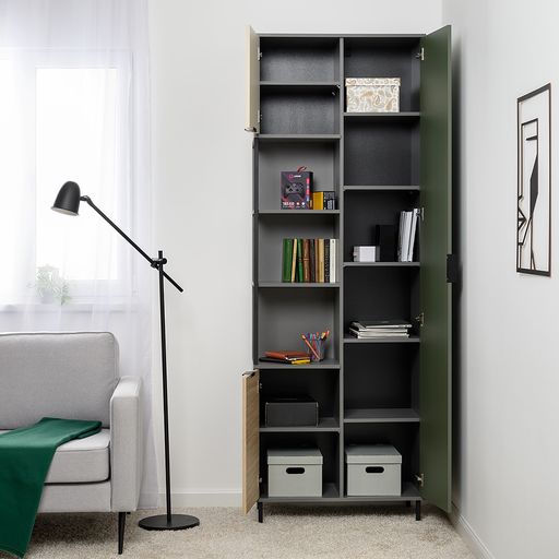 Шкаф - стеллаж «Марвэл 13.22», зеленый